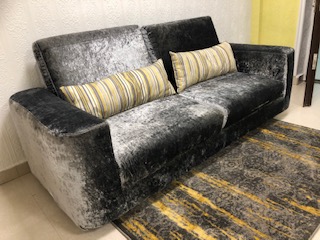 Slate Grey 3 Seater Sofa