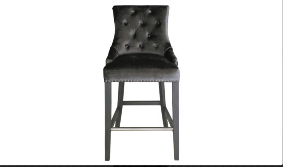 Crushed Velvet Bar Stool