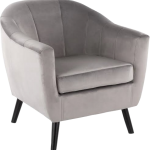 Velvet Panel Tub Chair