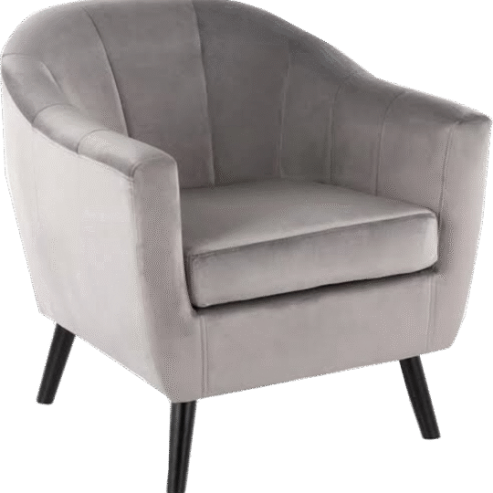Velvet Panel Tub Chair