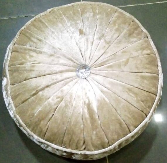 Round Velvet with Crystal
