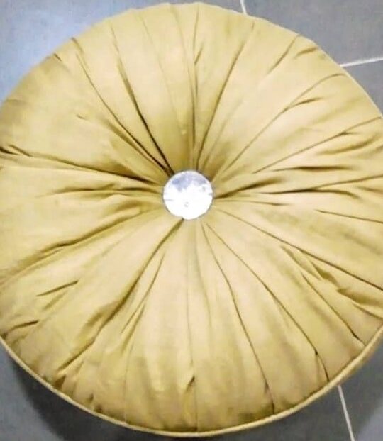 Round Taffeta Cushion