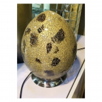 Large Mosaic Oval Lamp