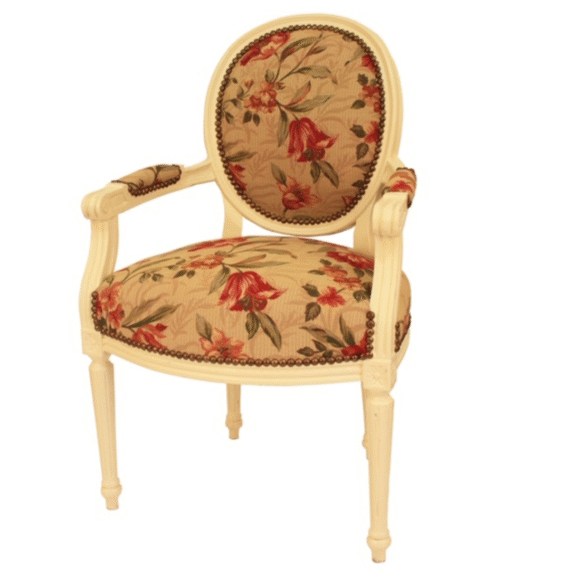 Antique Studded Arm Chair