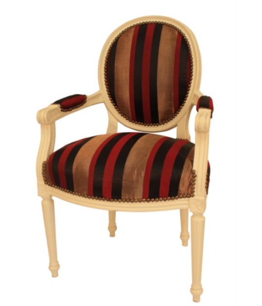 Antique Studded Arm Chair