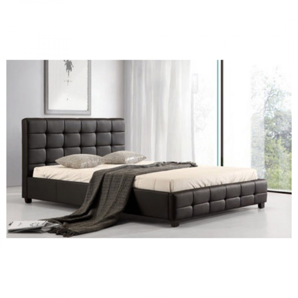 PU Leather King Size Bed