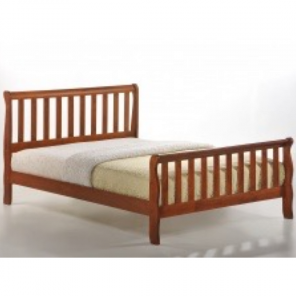 Double Wooden Bed