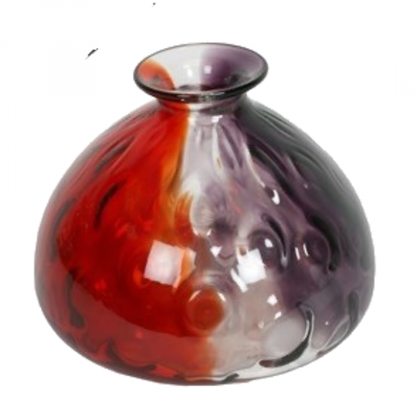 Black & Ruby Decorative Vase