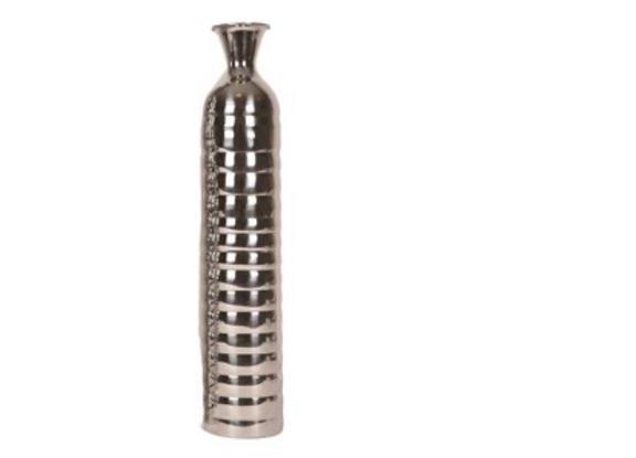Stainless steel Ribbed Vase