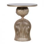 Antique Gold Lamp Table