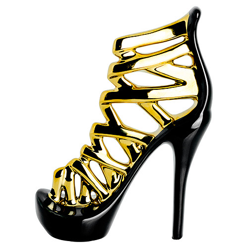 Gold Black Stiletto