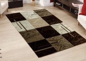 Cream Square  Rug 160cm x 230cm