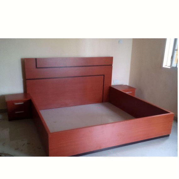 Cherry Wood King Size Bed