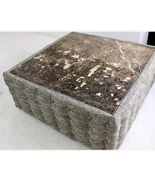 Upholstered Coffee Table 90 x 90