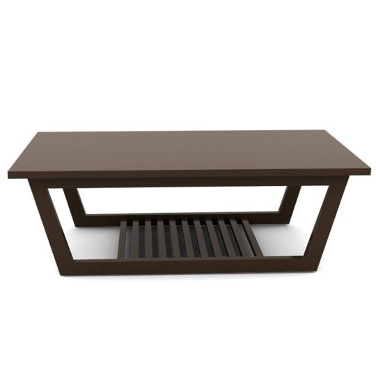 Dark Brown Wood Center Table