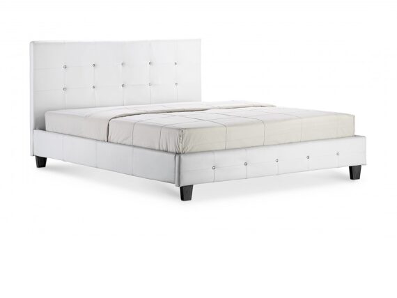 Leather Diamanté 6ft Bed