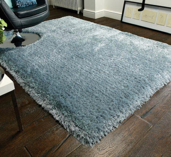 Glitz Duck Eggs Pearl 120cm x 170cm Rug