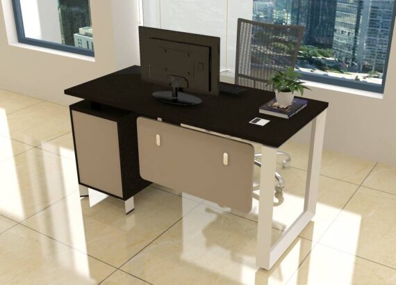 Cream Frame Managers Table