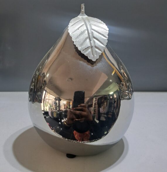 Silver Oval Shape Ornament