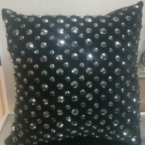 Black Velvet Studded Crystal