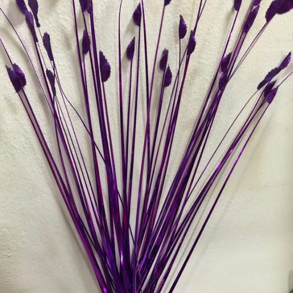 Medium Purple Metallic Tip Flower