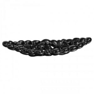 BLACK CERAMIC BUBBLE DISH