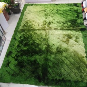 Lemon Green Wavy Rug