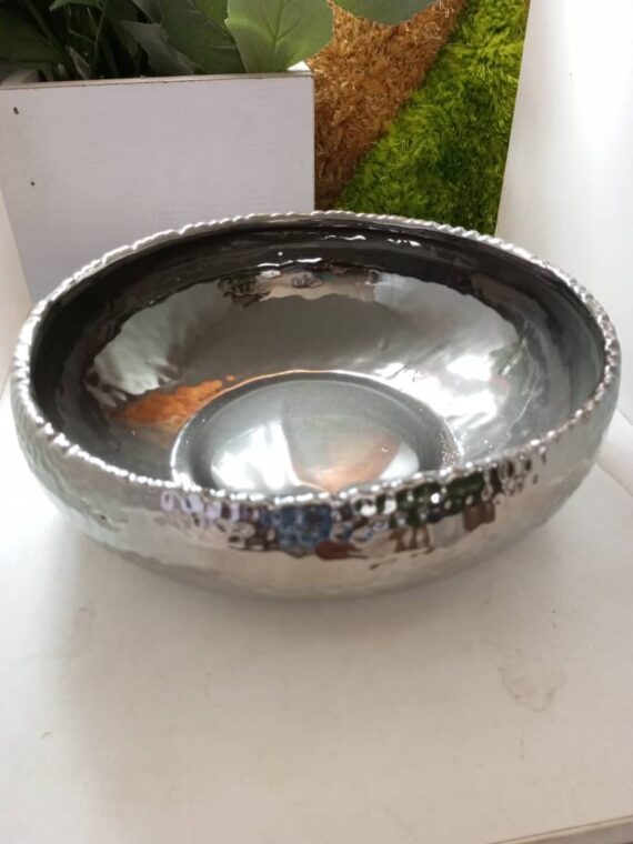 Silver Bowl Ornament