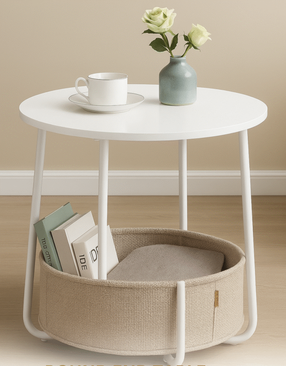 Fabric Base Round Table