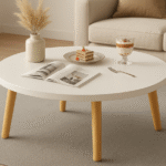 Round Beech Legs Table