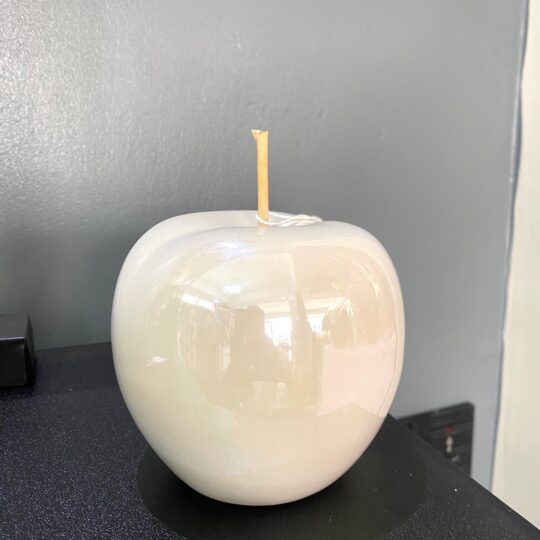 White apple shape Ornaments