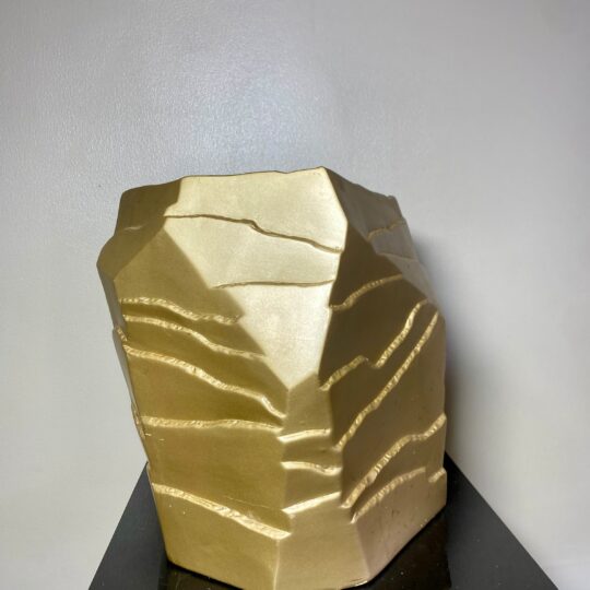 Gold Potted Plant Vase