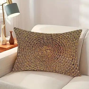 Golden Art Cushion Oblong