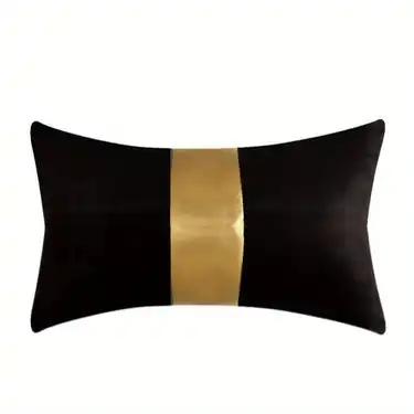 Black Velvet with Gold Band
