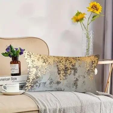 Golden Leaf Pattarn Oblong