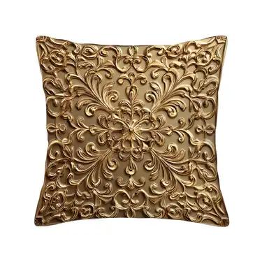 Bohemian Gold Damask Cushion