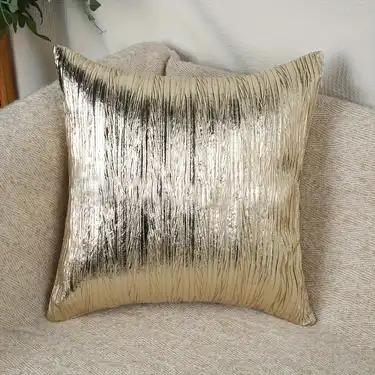 Crickled Leather Cushion